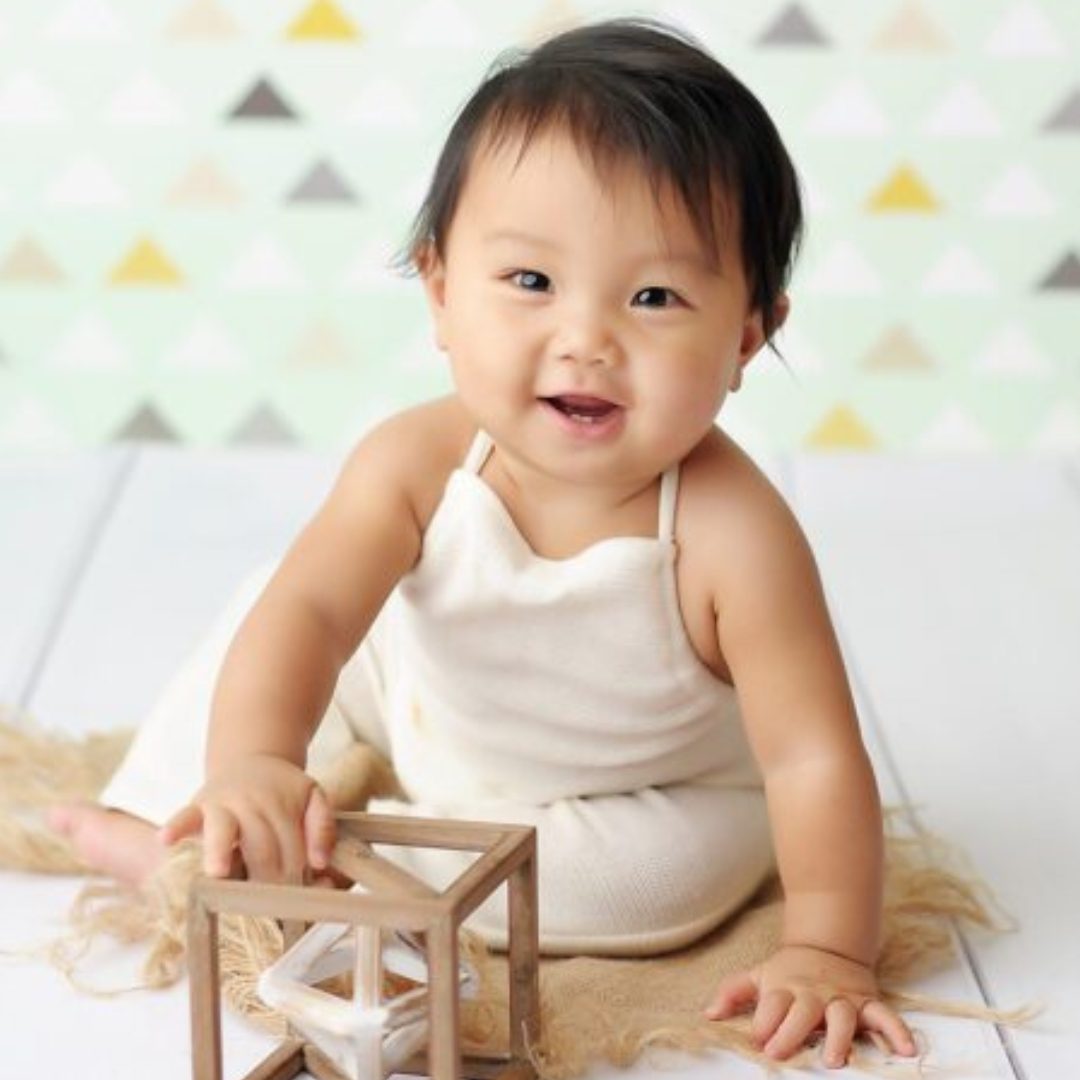 Smiling infant