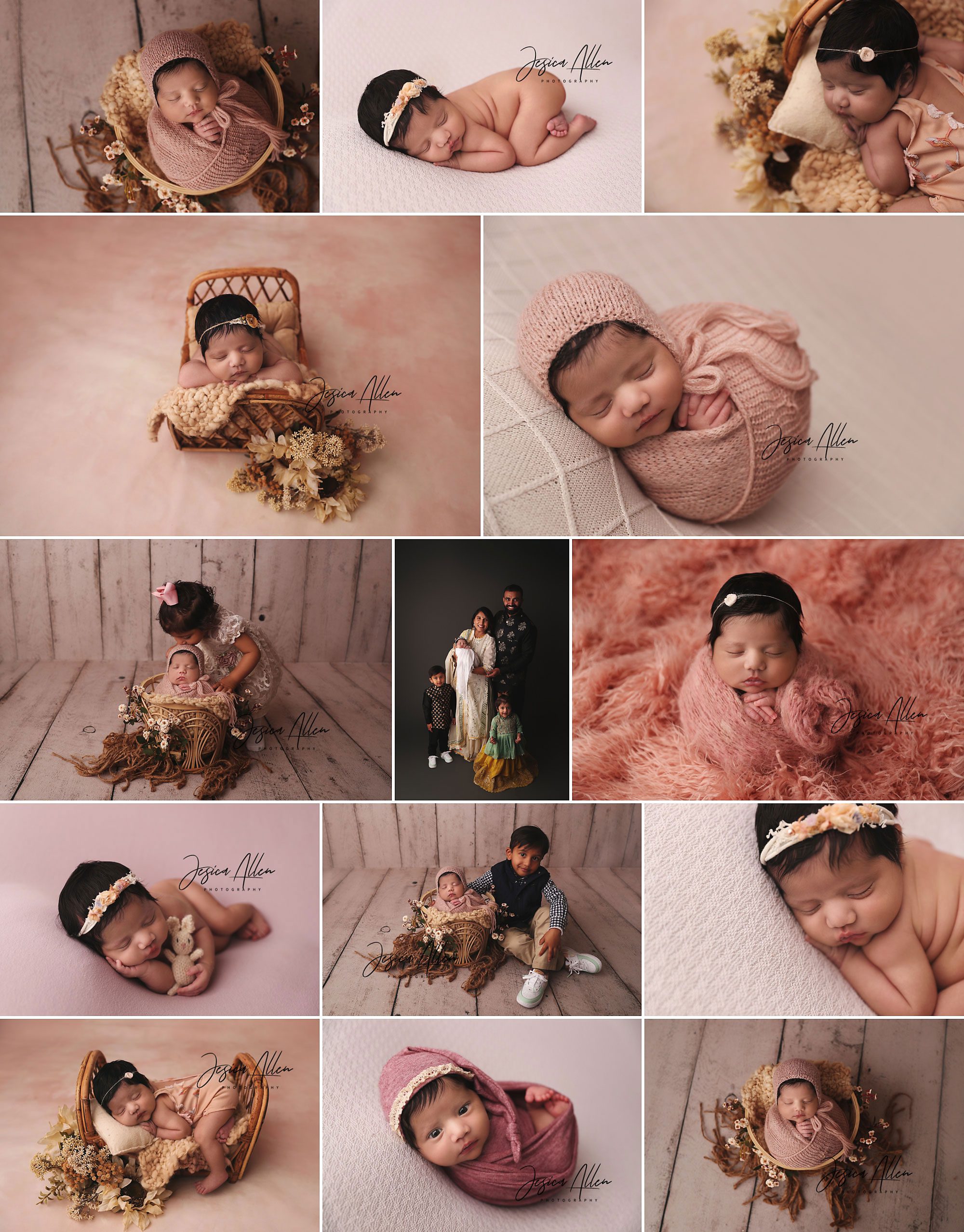 Newborn photography session