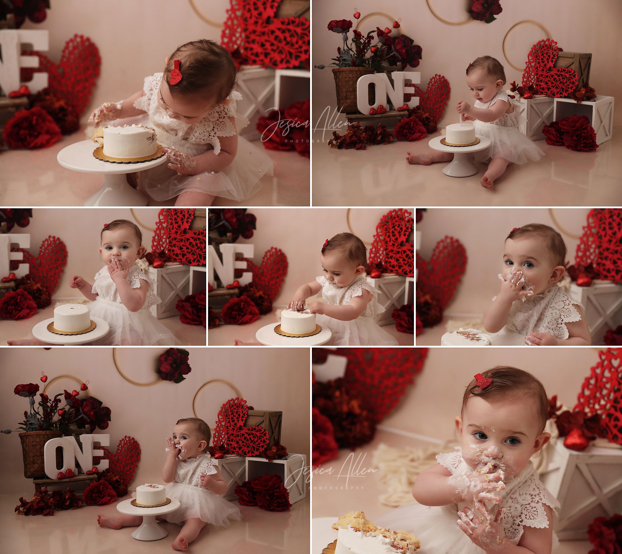 valentines cake smash