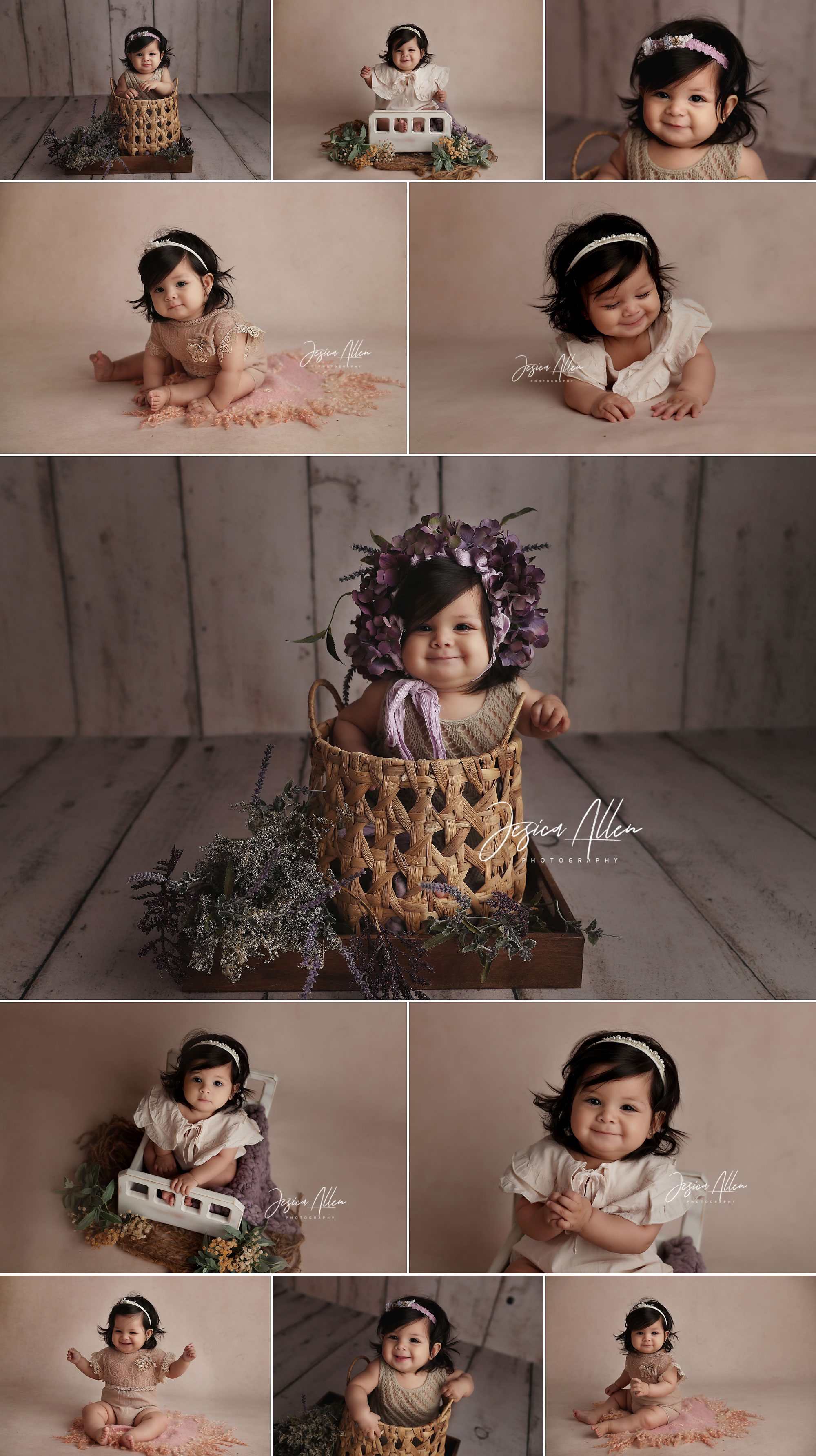 six month baby girl
