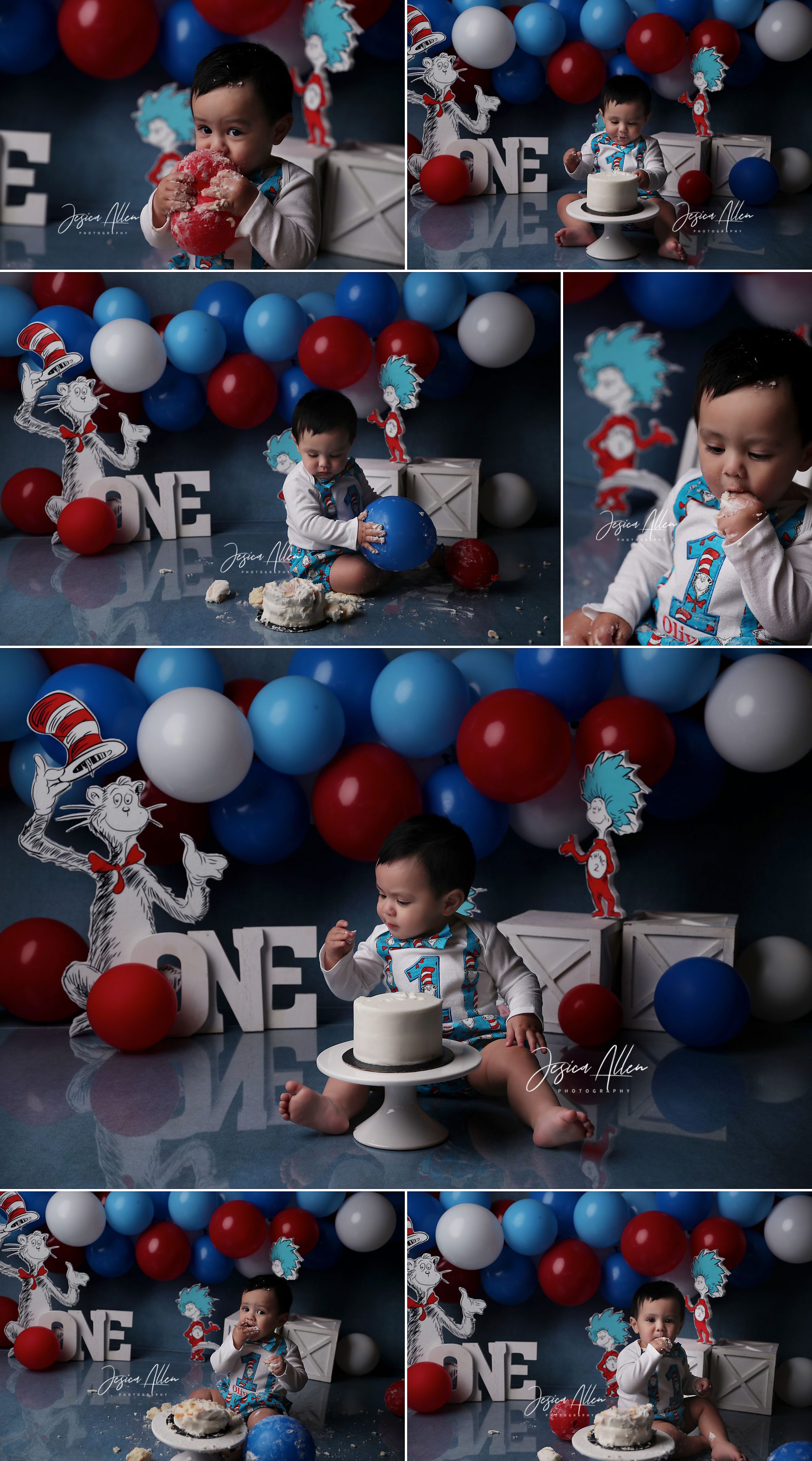 cat in the hat cake smash