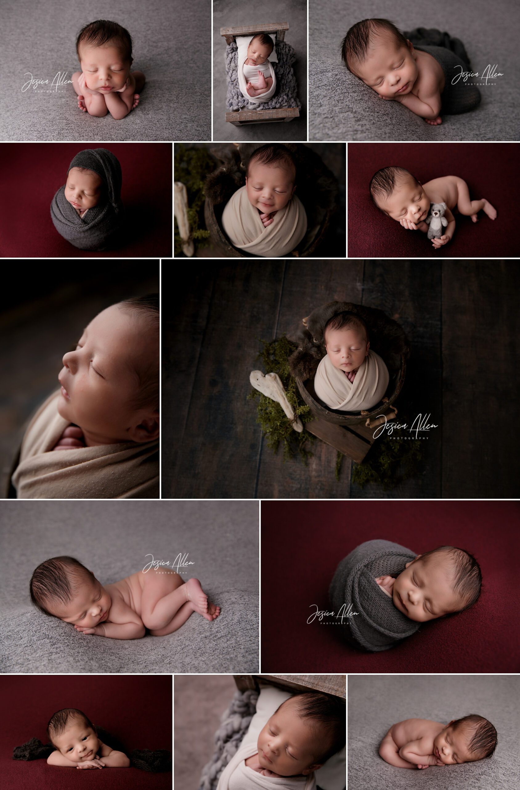 newborn studio session