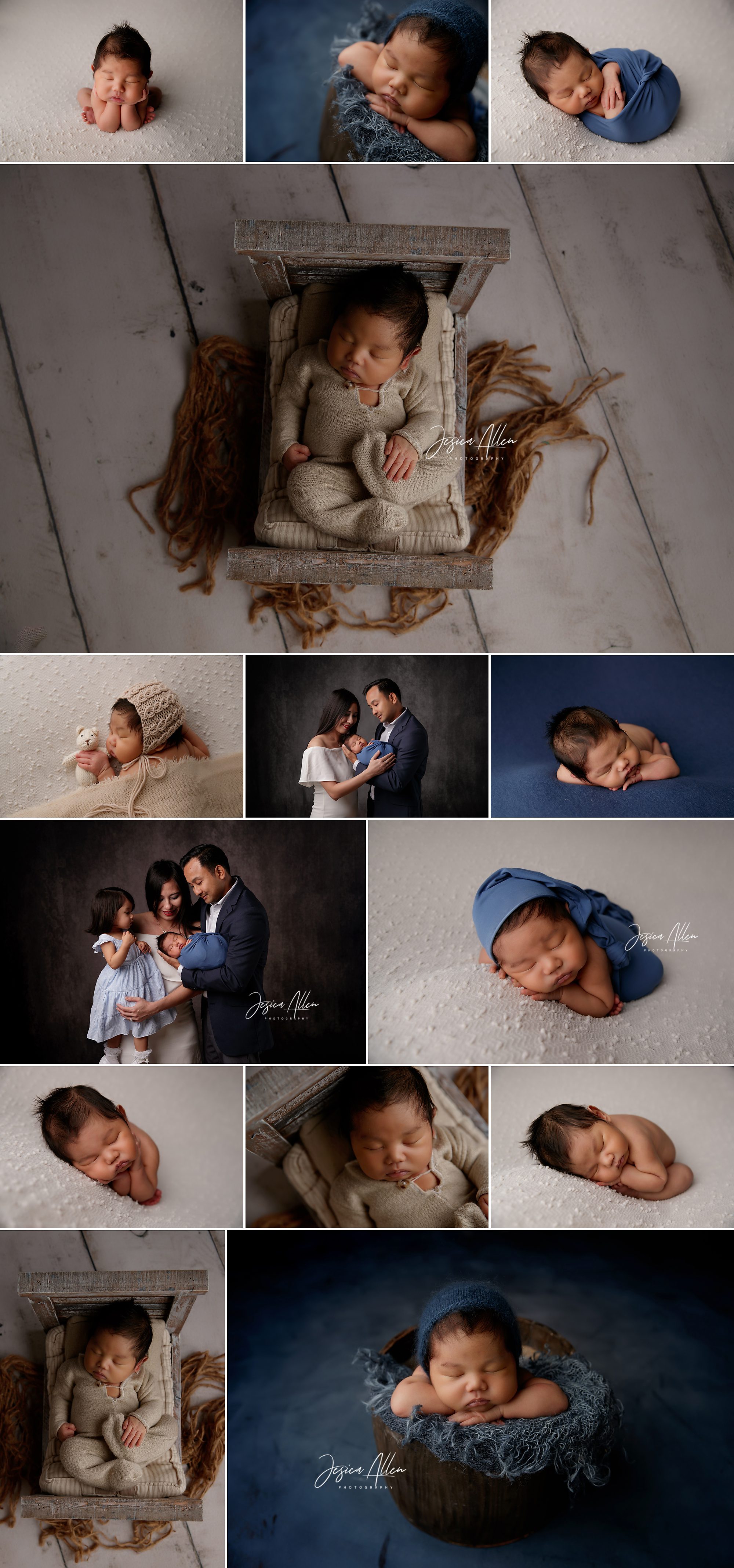 newborn studio photography