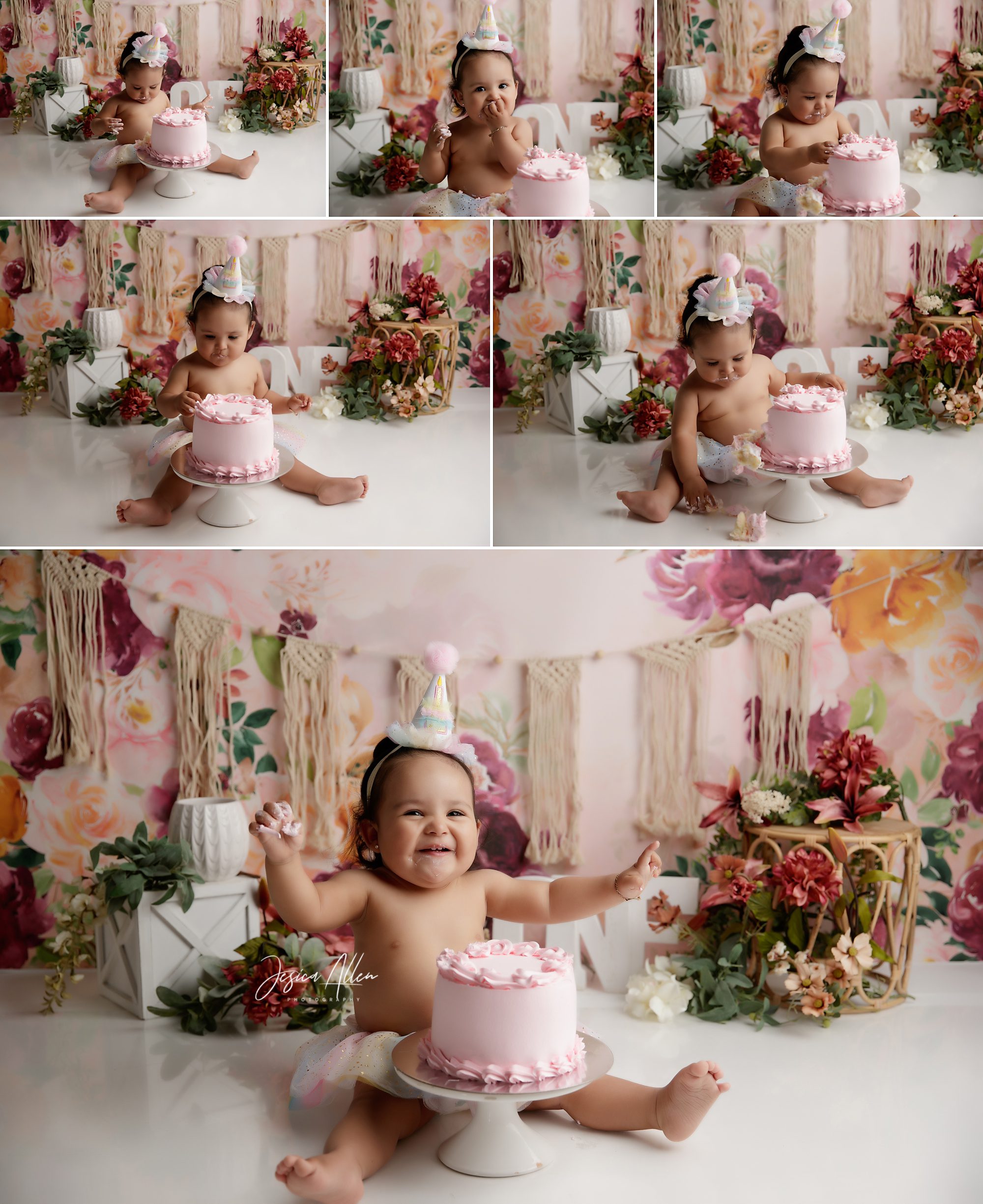 cake smash Elk Grove Photographer